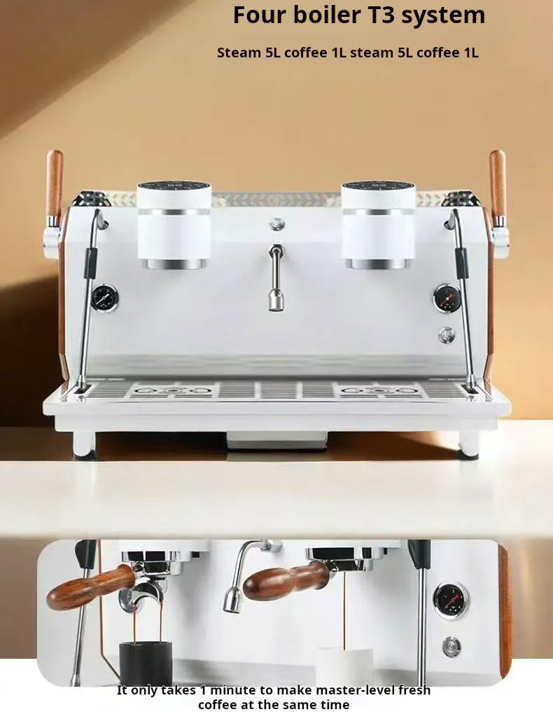 Commercial Semi-Automatic Espresso Machine — Touchscreen, 1- or 2-Group