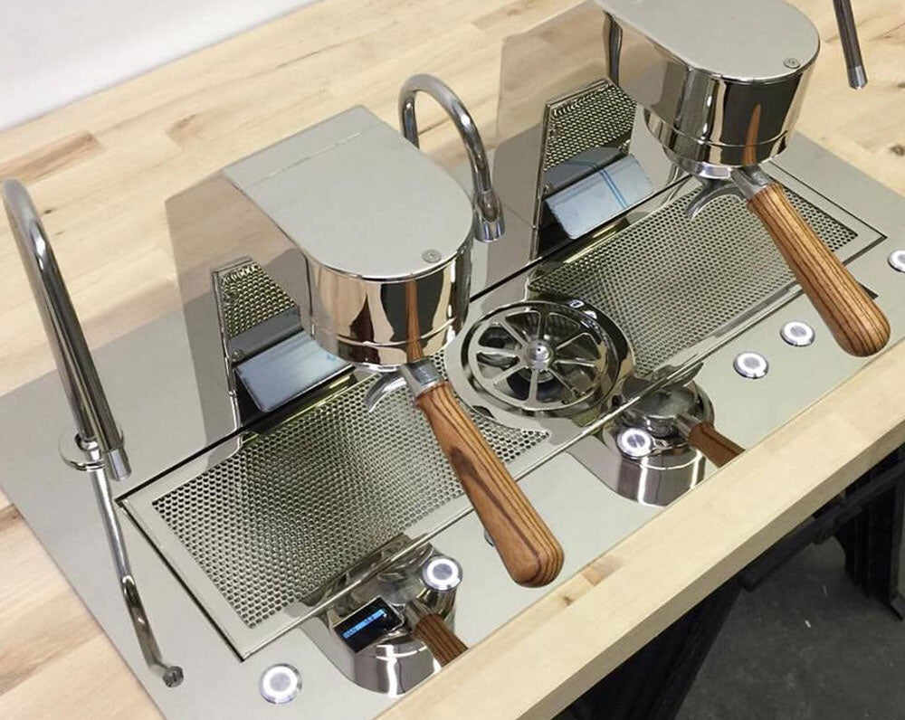 Commercial Built-In Espresso Coffee Machine — 2-Group Semi-Automatic