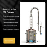Copper Alembic Still — 4-Column Distillation Tower