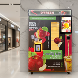 Fresh-Squeezed Juice Vending Machine — Refrigerated, Touchscreen