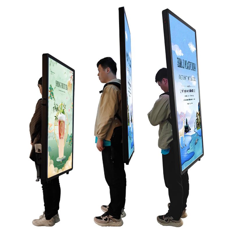 Portable Backpack LED Billboard — Double-Sided Light Box