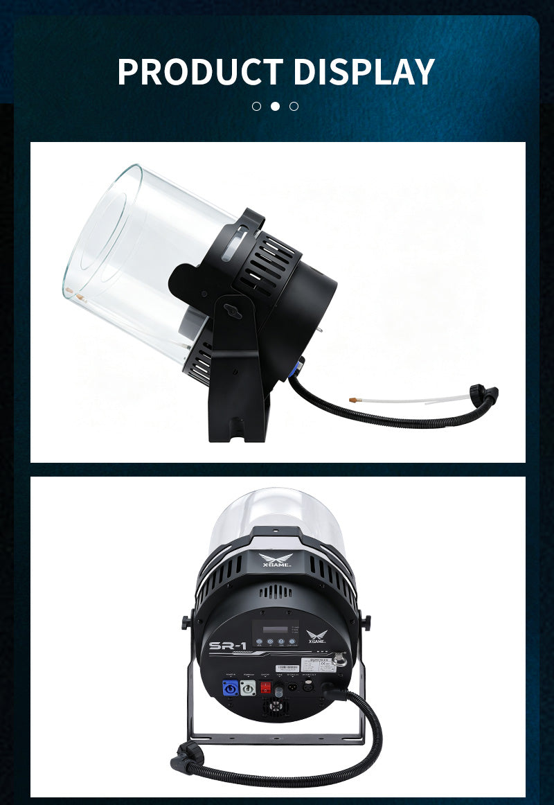 DMX512 Smoke Ring Machine — Fog Vortex Cannon for Stage & DJ