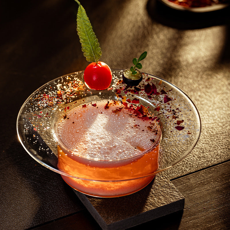 Elegant Inverted Top Hat Cocktail Glass