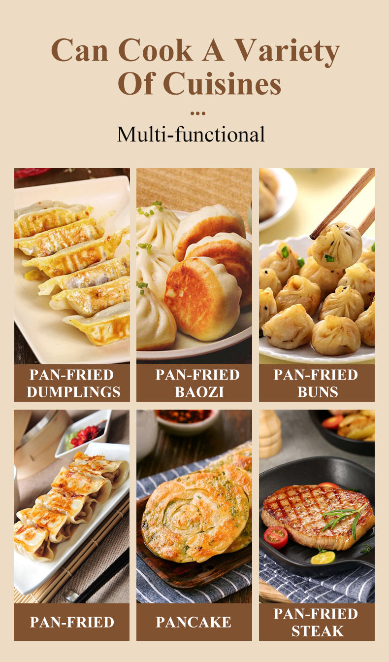 Commercial Electric Dumpling Fryer — Automatic Gyoza & Potsticker Cooker