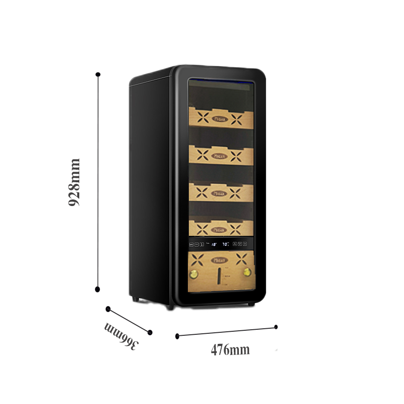 Armoire à cigares électrique à compresseur — capacité de 500 cigares