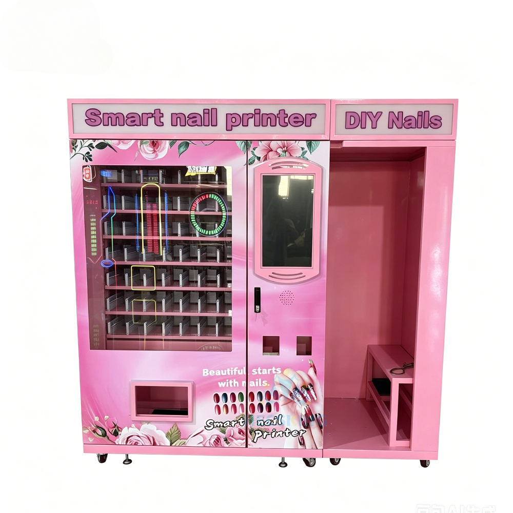 Nail Art Vending Machine — Self-Service Beauty Kiosk