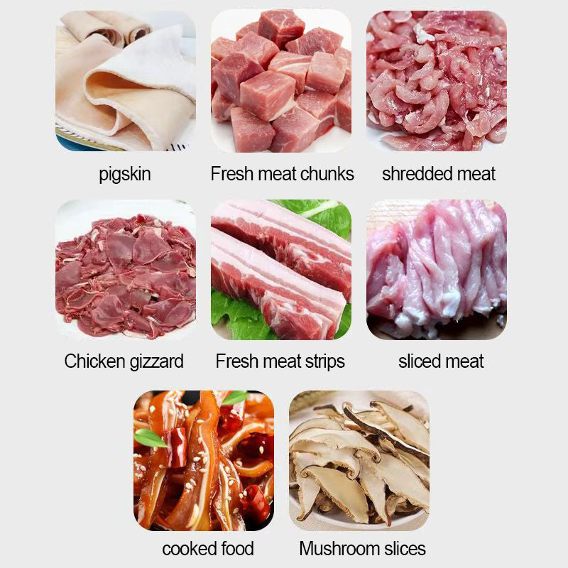 Commercial Electric Meat Cutting Machine — Slice, Shred & Dice