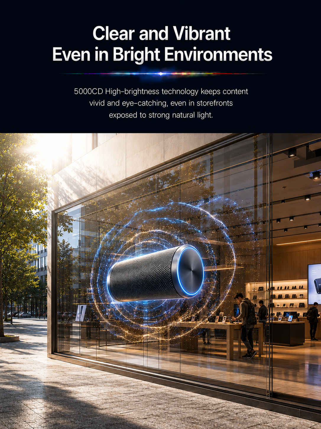 Transparent LED Film Screen for Glass Windows