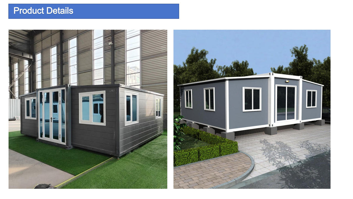 Expandable Container House — Flat-Pack Modular Cabin