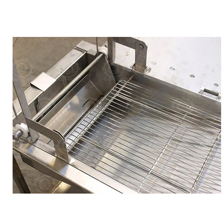 Commercial Donut Glazing Machine — Sliding Icing Table