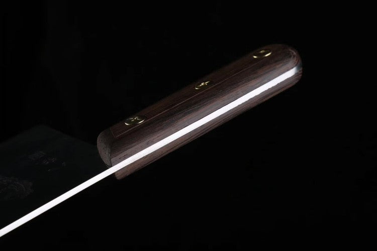 Premium Japanese Chef's Knife with Mustang Engraving