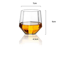 Diamond Design Whiskey Glass Set — Borosilicate image preview