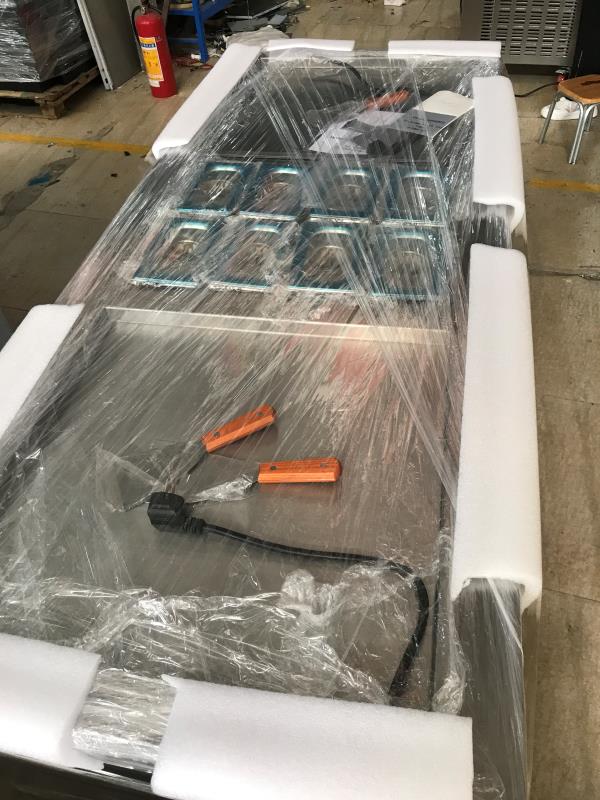 Commercial Rolled Fried Ice Cream Machine — Double Flat Pan