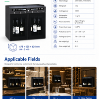 Commercial Wine-by-the-Glass Dispenser — 6 Bottles, 6 Taps image preview