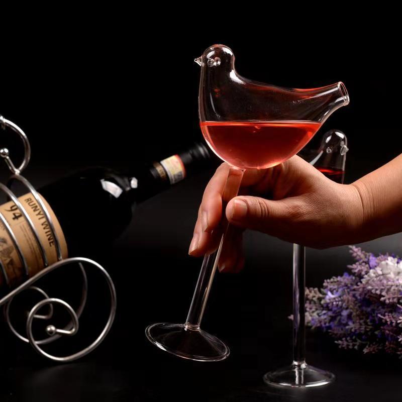 Sparrow Bird-Shaped Cocktail Glass, capacity 125–180ml