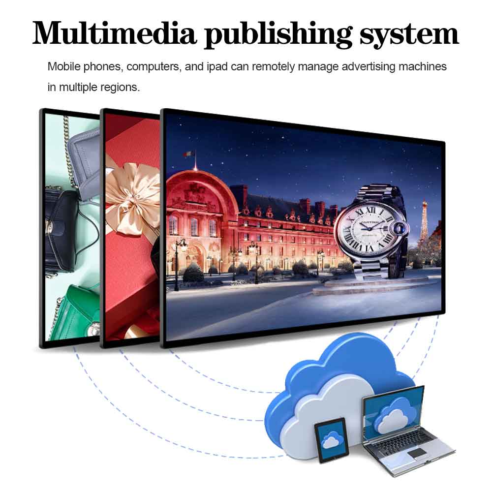 Wall-Mounted Touchscreen Digital Menu Board — Android LCD Display