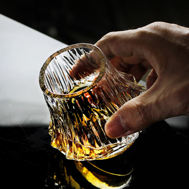 Mount Fuji Whisky Glass — Japanese Crystal Glassware