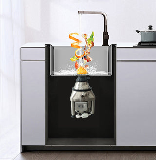 Commercial Food Waste Disposer — 1.2 HP Stainless Steel