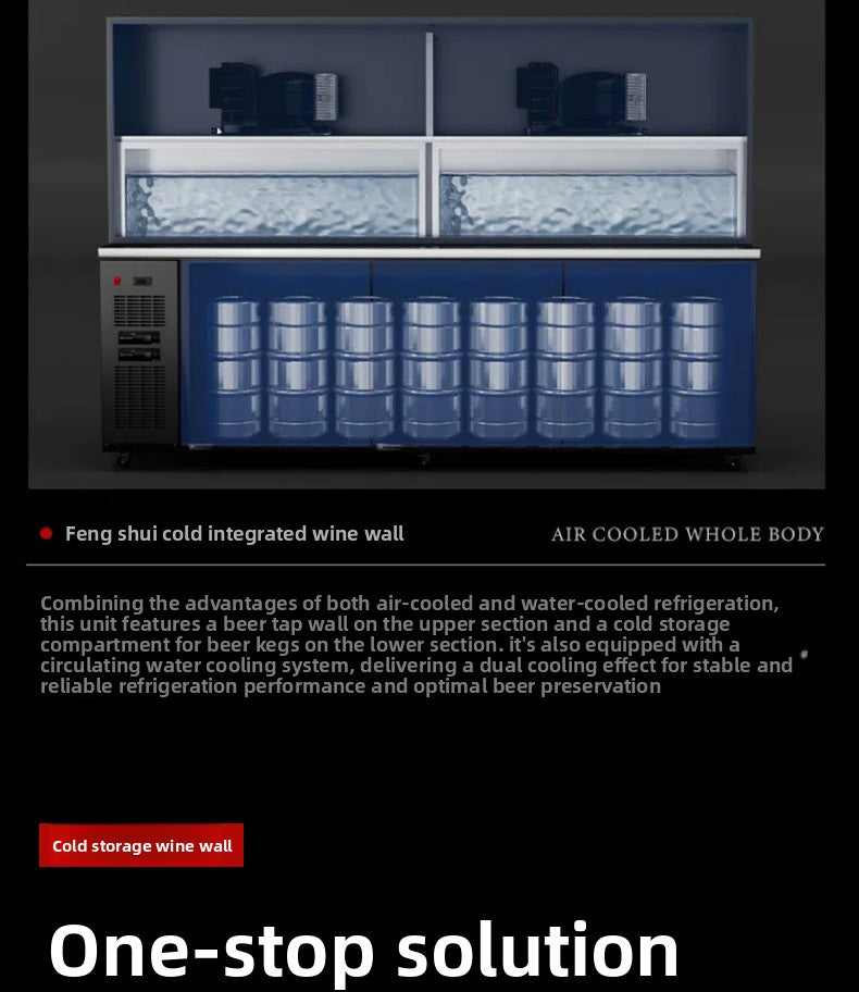 Commercial Draft Beer Dispenser — Air-Cooled Multi-Tap System