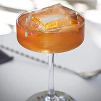 Hockey Puck Crosscut Cocktail Glass — 145ml image preview