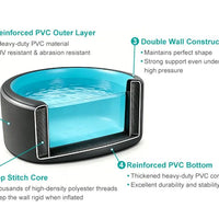 Inflatable Drop-Stitch Swimming Pool — Round & Rectangular — превью изображения