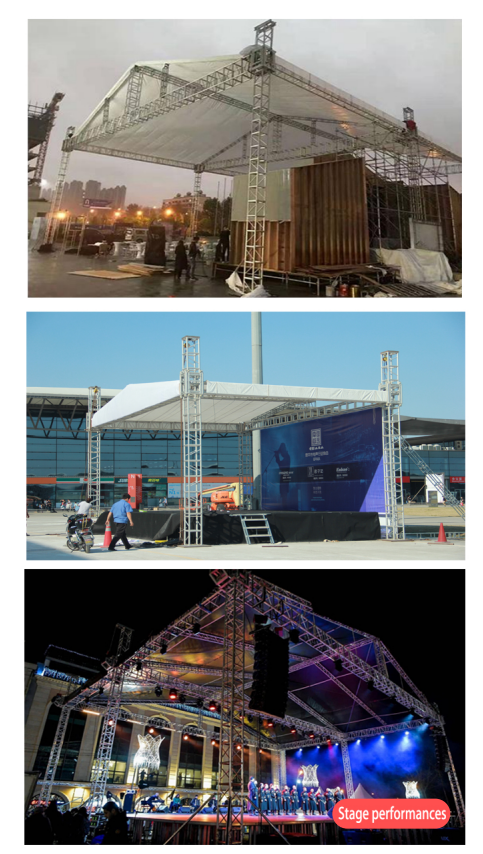 Portable Aluminum Stage Platform — Modular Concert & Event Staging, adjustable height 0.4-2m