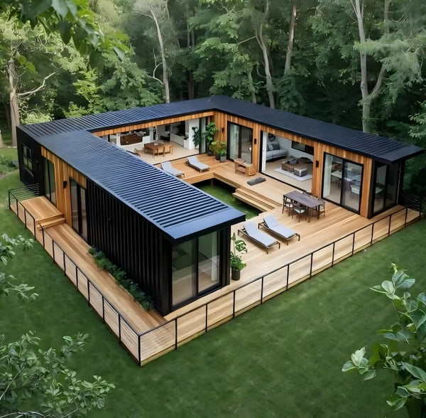 Maison container modulaire — petite maison préfabriquée