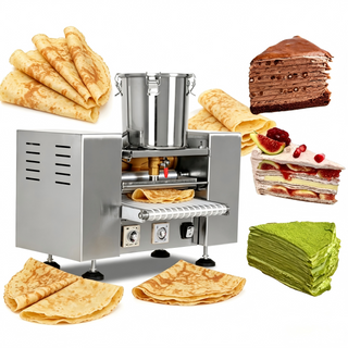 Commercial Electric Crepe Maker — Adjustable 3–14 in