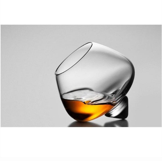 Elegant Spinning Top Whiskey Glasses