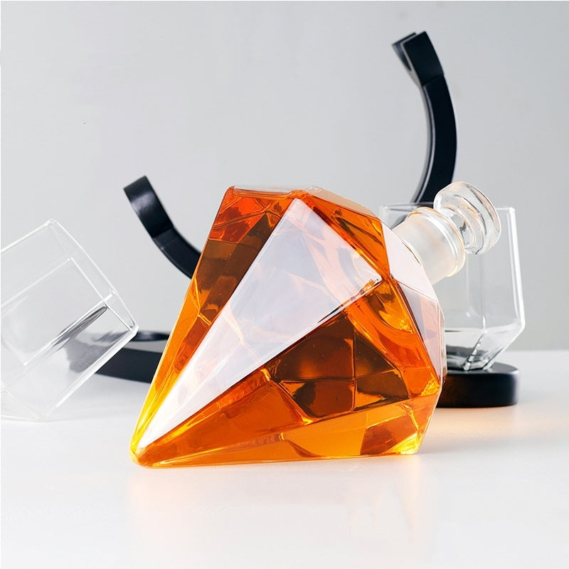 Diamond Design Whiskey Glass Set — Borosilicate