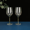 Double wine glasses