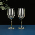Double wine glasses