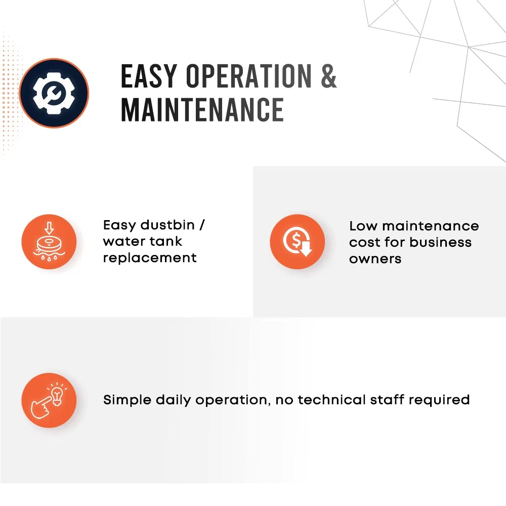Commercial Robot Vacuum & Mop — Self-Emptying, LDS Navigation
