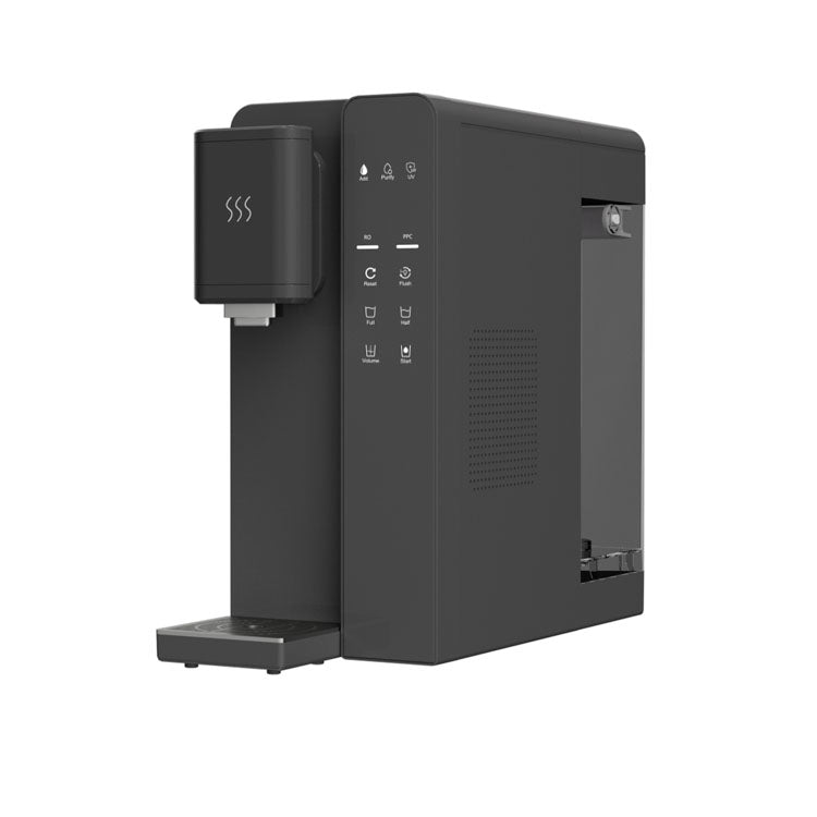 Countertop Reverse Osmosis Water Purifier with UV Sterilization and Instant Hot Water