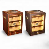 Armoire à cigares en cèdre — 4 niveaux, environ 110 cigares