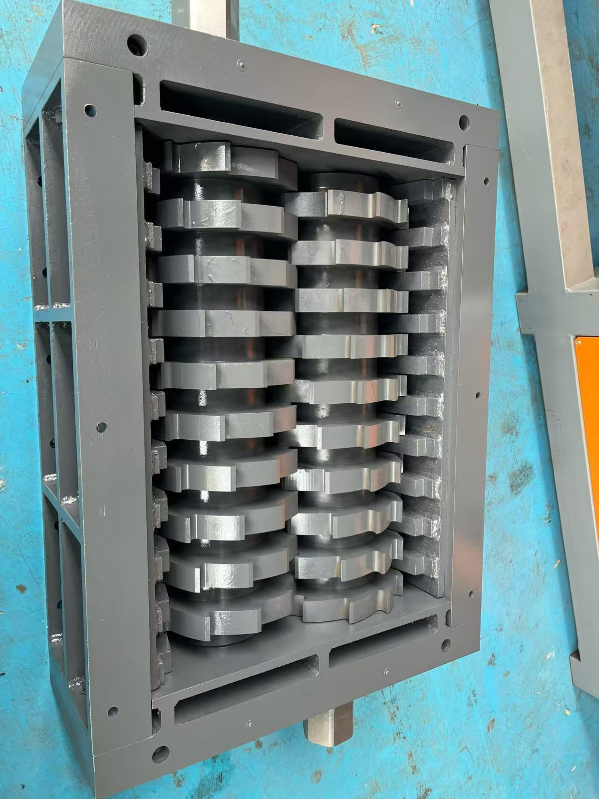 Industrial Dual-Shaft Food Waste Shredder — 3–7.5 kW