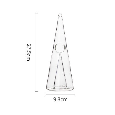 Elegant Waterfall Glass Decanter
