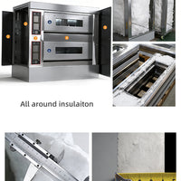 Vista previa de la imagen de Commercial Electric Deck Oven — 3-Layer, 3-Tray