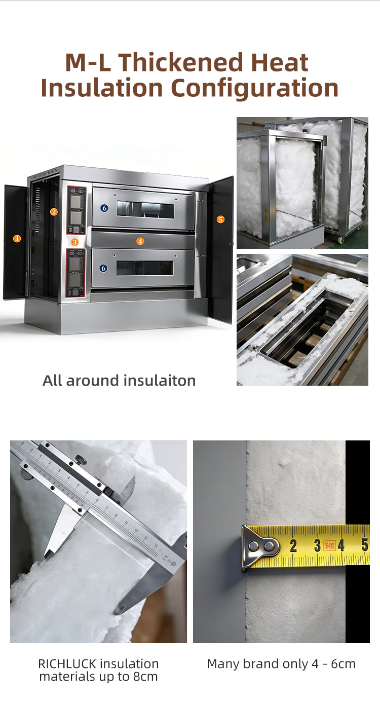 Commercial Electric Deck Oven — 3-Layer, 3-Tray