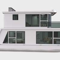Aluminum Houseboat with Outboard Motor — 11.5 m image preview