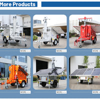 Mobile Solar Lighting Tower — Trailer-Mounted Off-Grid Power Station image preview