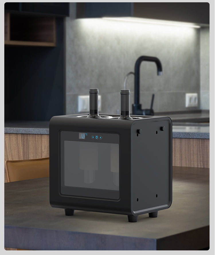 Thermoelectric Mini Wine Cooler — 2-Bottle