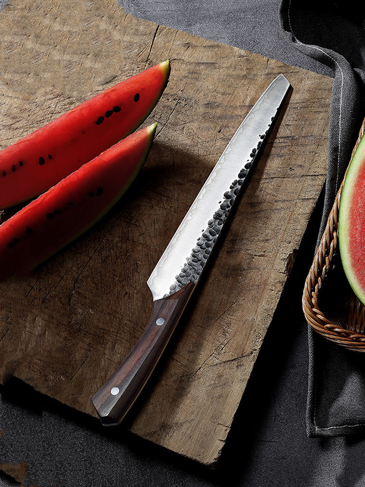 Large Watermelon Cutting Knife — Forged 95Cr18 Steel