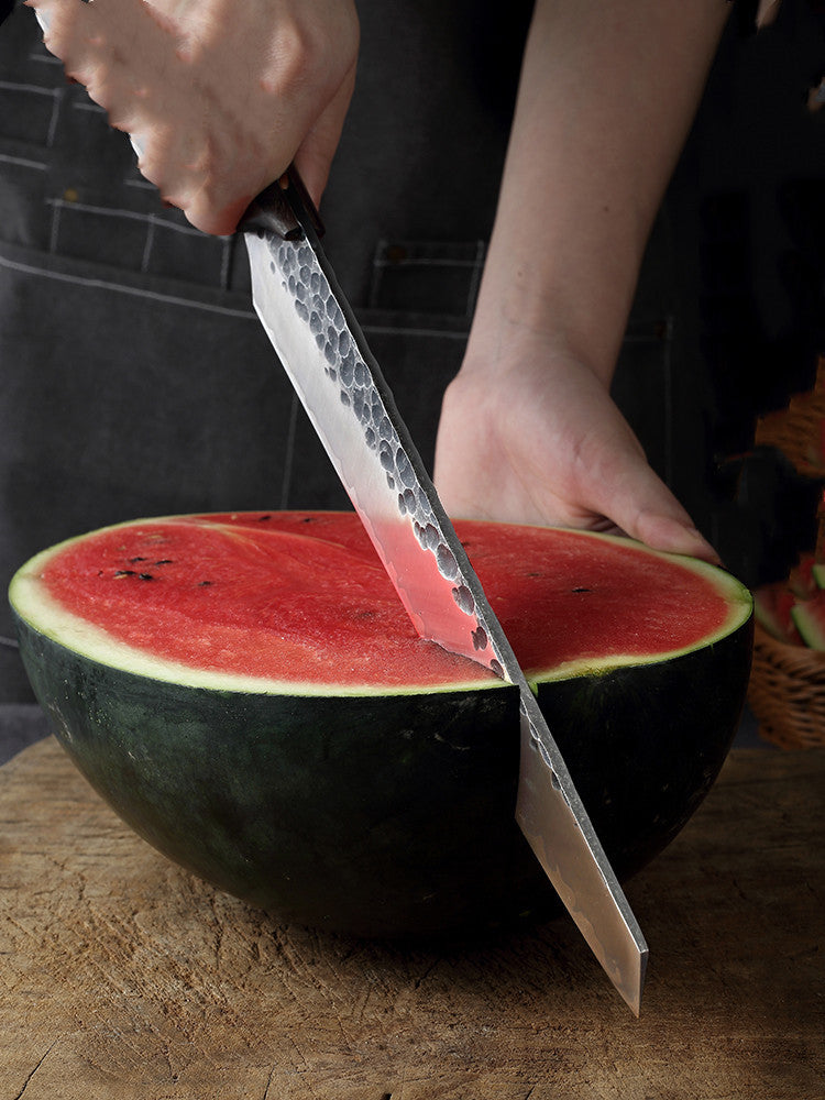 Large Watermelon Cutting Knife — Forged 95Cr18 Steel