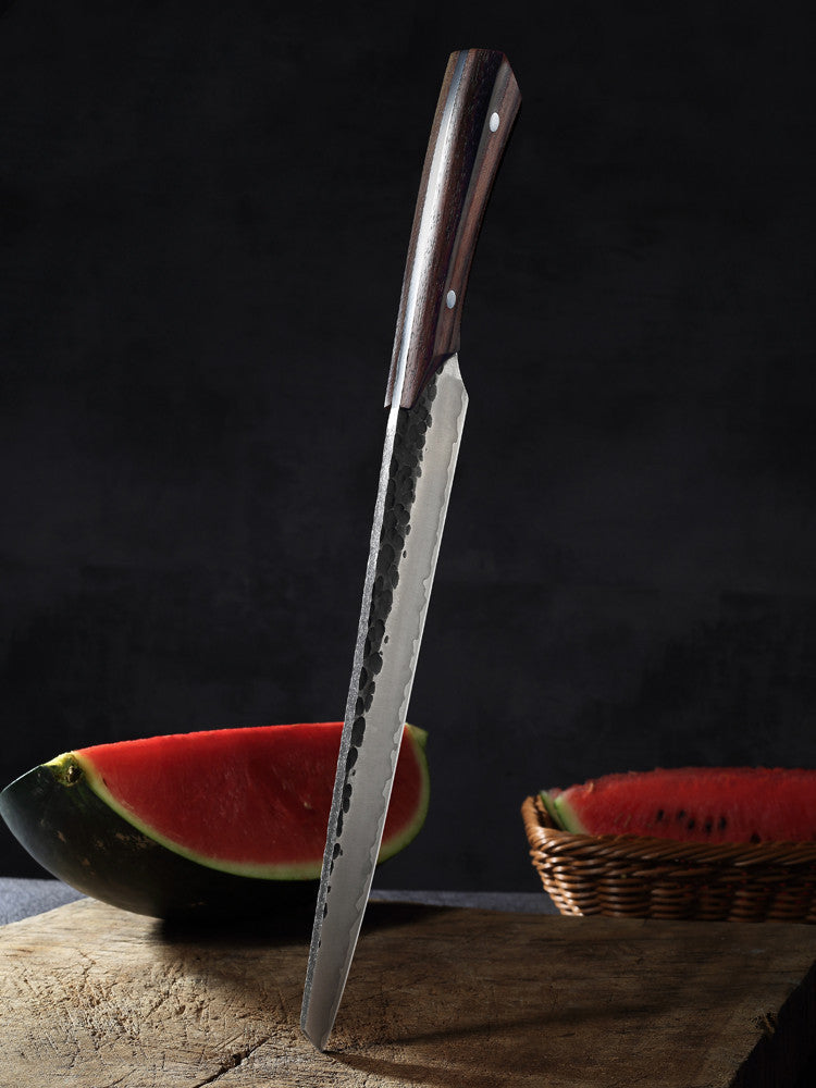Large Watermelon Cutting Knife — Forged 95Cr18 Steel