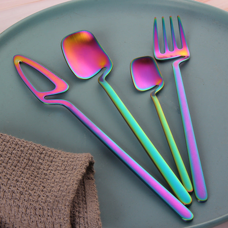 Stainless Steel Dessert Cutlery Set — Knife, Fork & Spoon