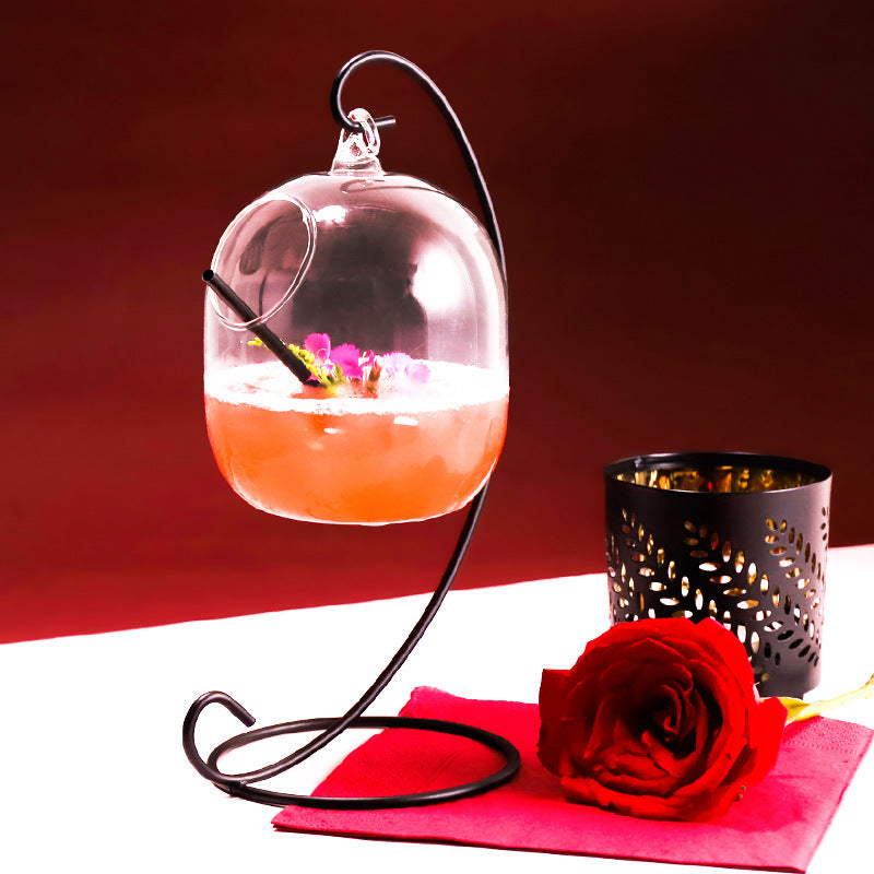 Luxury Nordic Birdhouse Cocktail Glass
