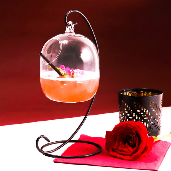 Nordic Birdhouse Cocktail Glass