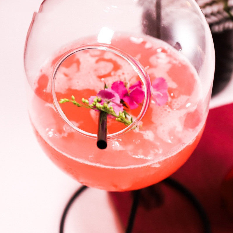 Luxury Nordic Birdhouse Cocktail Glass