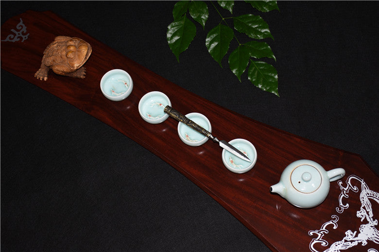 Longquan Hand-Forged Stainless Steel Tea Knife